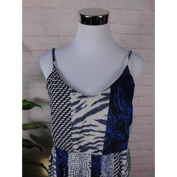 Banana Republic Blue and White Midi Dress - Picture 3 of 10